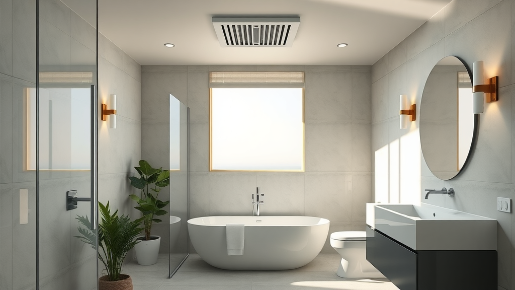Flawless new bathroom renovations Newcastle: elegant, efficient, well-lit design.