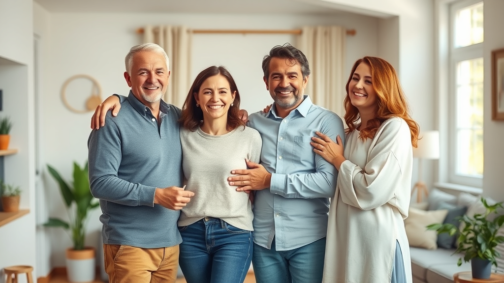 happy Newcastle family relieved after asbestos removal