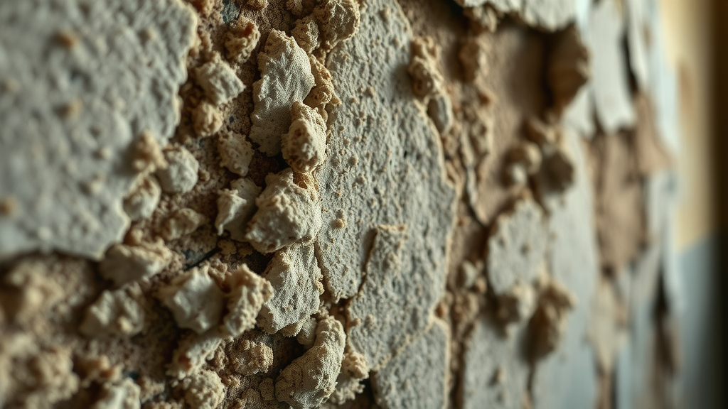 deteriorating asbestos material in a Newcastle home wall - asbestos removal Newcastle